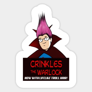 Troll Crinkles! Sticker